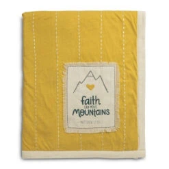 FAITH MOVE MOUNTAINS BLANKET