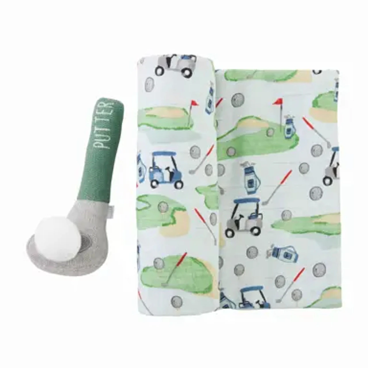 GOLF SWADDLE & RATTLE 1 GOLF SWADDLE & RATTLE
