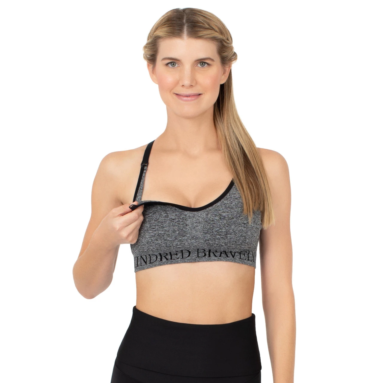SUBLIME SPORTS BRA HEATHER GRAY 2 SUBLIME SPORTS BRA HEATHER GRAY - Image 2