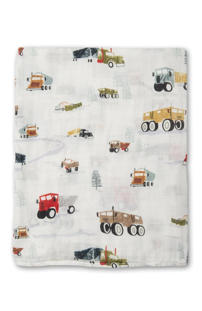 SWADDLE MUSLIN HAPPY TRUCKS 1 SWADDLE MUSLIN HAPPY TRUCKS