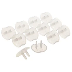DREAMBABY CLEAR PLASTIC OUTLET PROTECTOR 12 PK