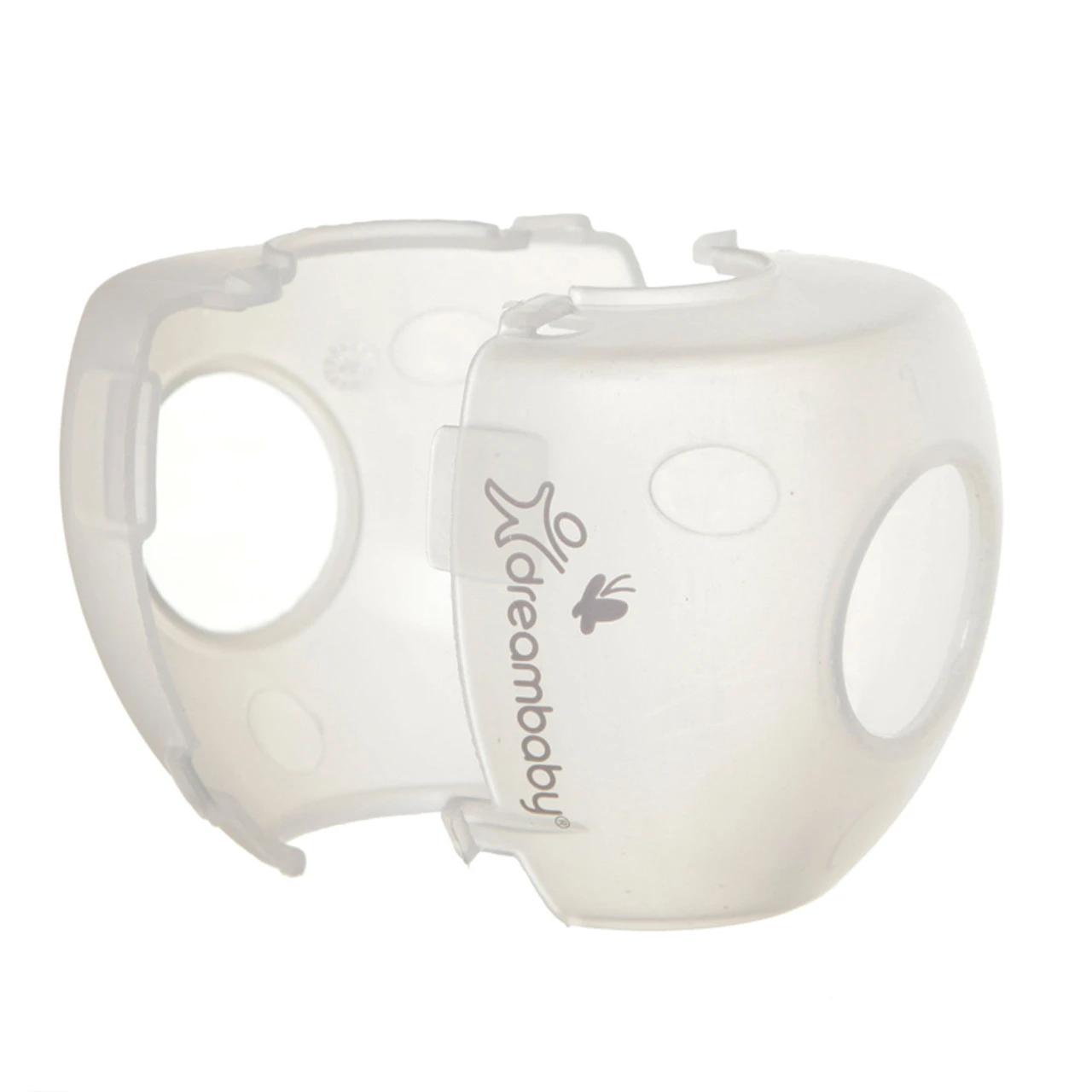 DREAMBABY EZY-FIT CLEAR PLASTIC DOOR KNOB COVERS 3 PK 3 DREAMBABY EZY-FIT CLEAR PLASTIC DOOR KNOB COVERS 3 PK - Image 3