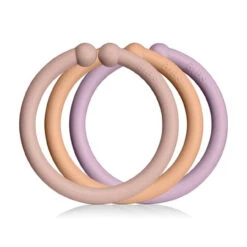 BIBS LOOPS 12PK BLUSH/PEACH/LILAC