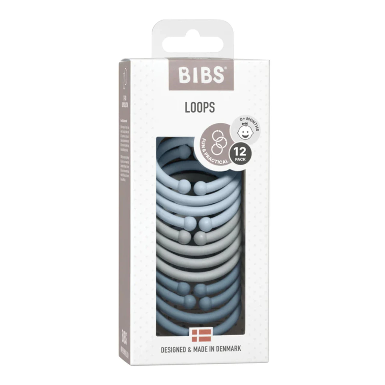BIBS LOOPS 12PK BLUE/CLOUD/PETROL 2 BIBS LOOPS 12PK BLUE/CLOUD/PETROL - Image 2