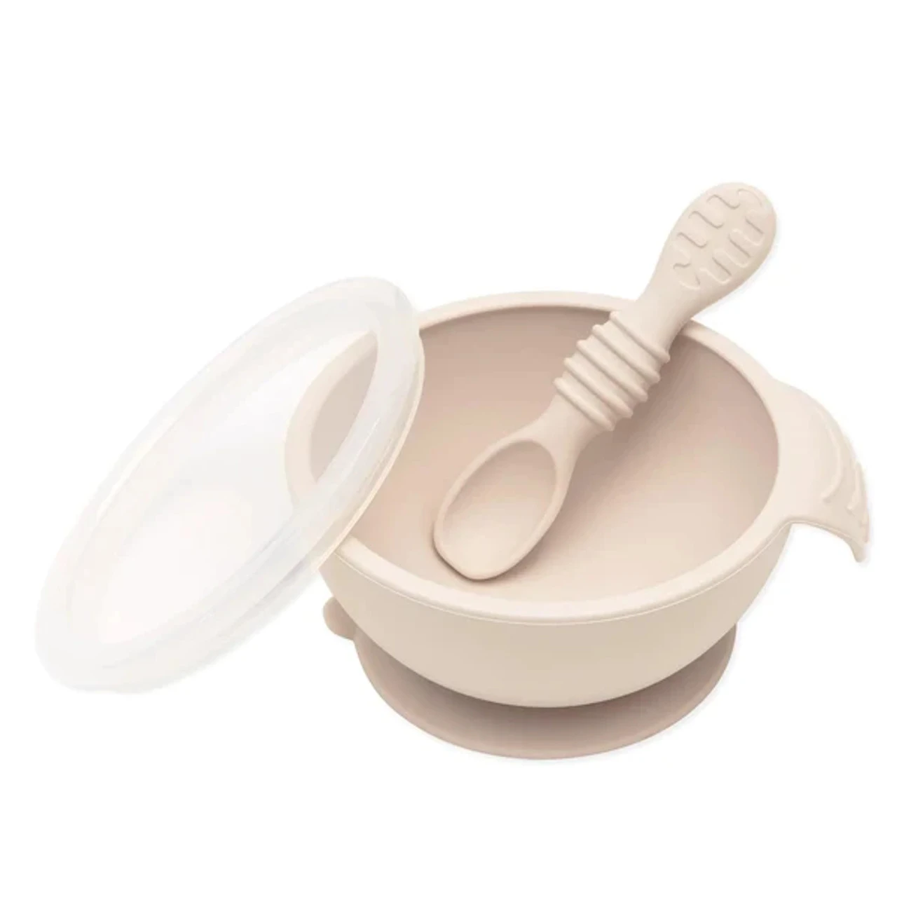 SILICONE FIRST FEEDING SET SAND 1 SILICONE FIRST FEEDING SET SAND