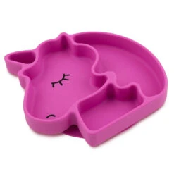SILICONE GRIP DISH UNICORN
