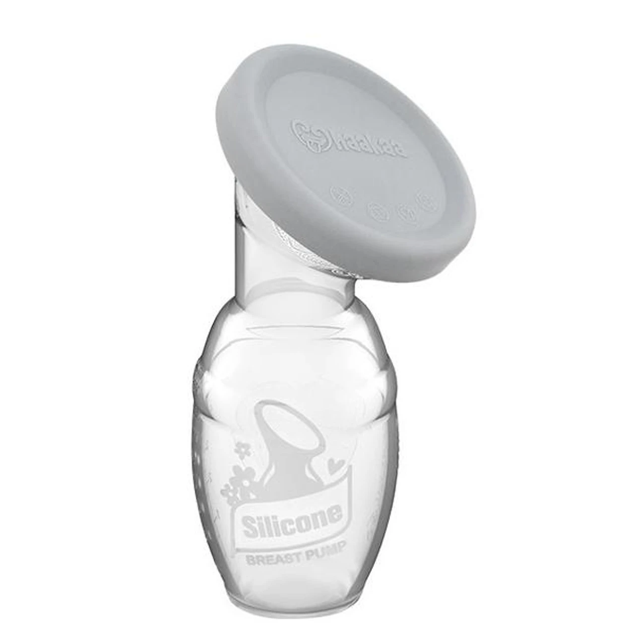 HAAKAA 4 OZ BREAST PUMP WITH LID 1 HAAKAA 4 OZ BREAST PUMP WITH LID