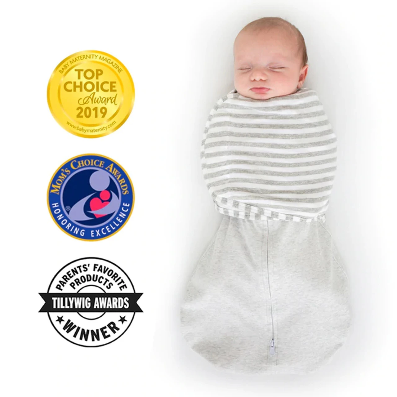 OMNI SWADDLE SACK STRIPES 0-3 1 OMNI SWADDLE SACK STRIPES 0-3