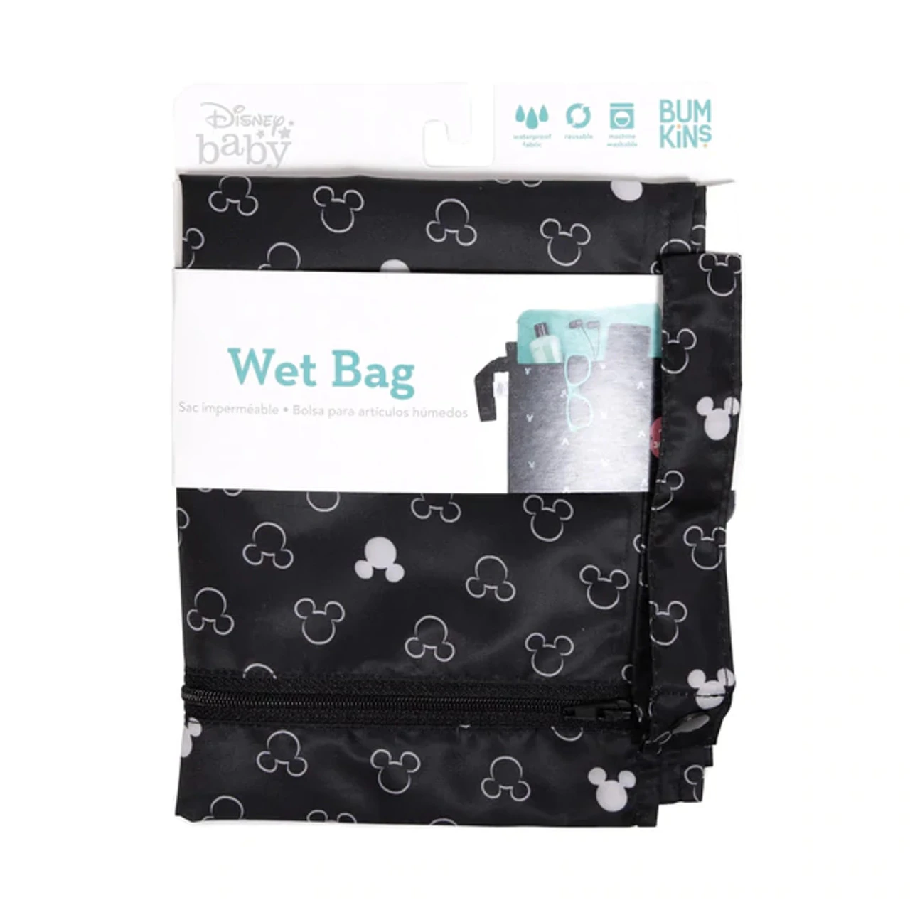 WET BAG MICKEY MOUSE ICON BLACK 1 WET BAG MICKEY MOUSE ICON BLACK