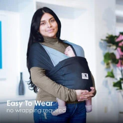 K'TAN CARRIER ACTIVE OASIS 6 K'TAN CARRIER ACTIVE OASIS -Little Nest Co. Store baby k tan slings baby k tan active oasis baby carrier black grey 27982372012200 44675.1655410635