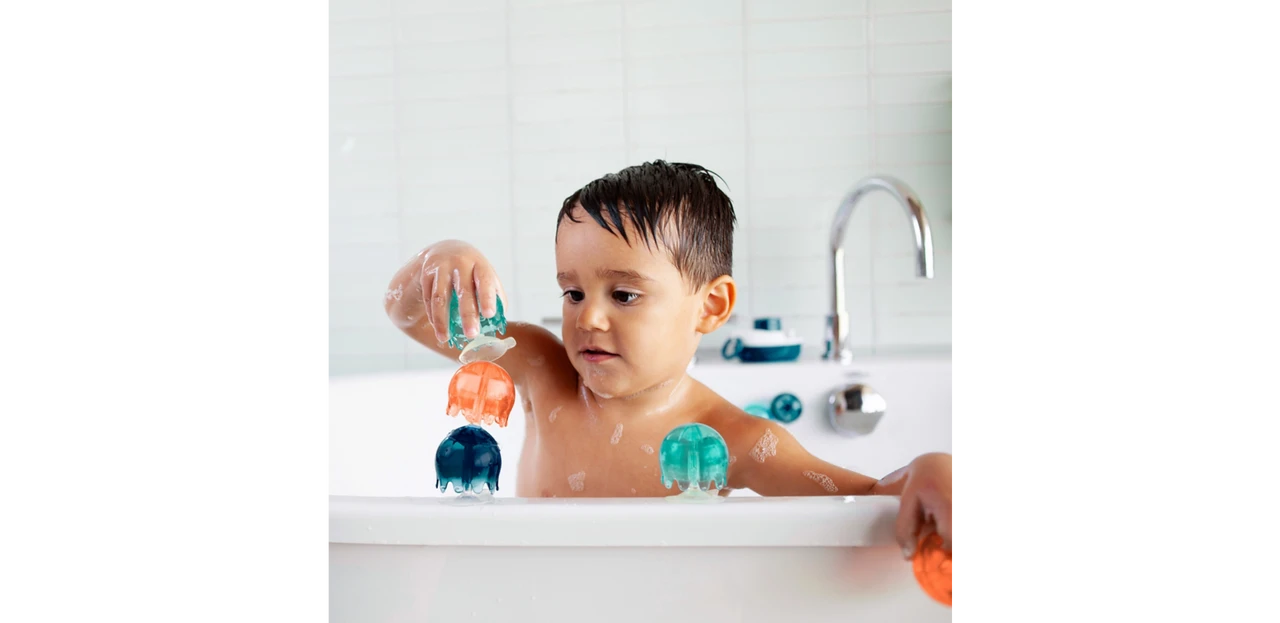 Tomy JELLIES BATH TOY NAVY CORAL 2 Tomy JELLIES BATH TOY NAVY CORAL - Image 2