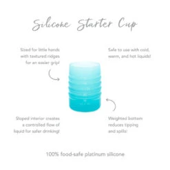 SILICONE STARTER CUP BLUE -Little Nest Co. Store silicone starter cup blue bumkins 12 600x 68990.1670434004
